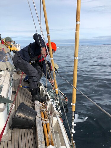 Catching bergy bits, Labrador